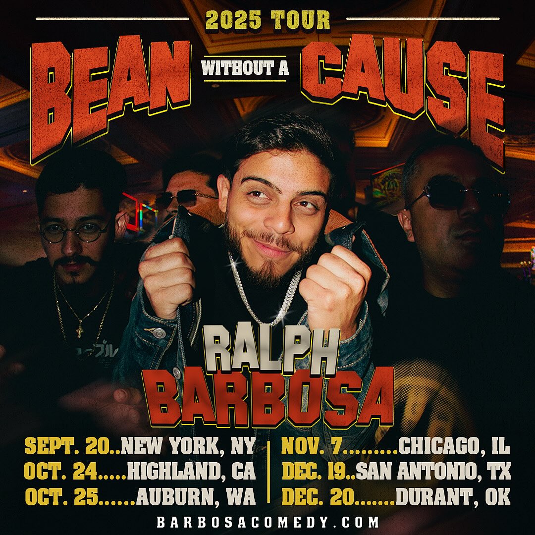 Ralph Barbosa Bean Without A Cause Tour Poster